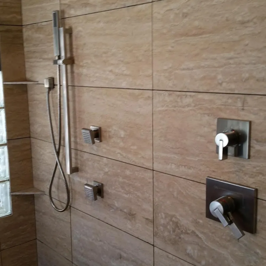 Shower fixture installation for Water Heater Replacement in Galesburg